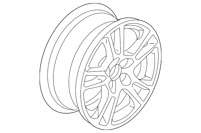 42700-TK4-A22 DISK, ALUMINUM WHEEL (17X8J) (TPMS) (ENK