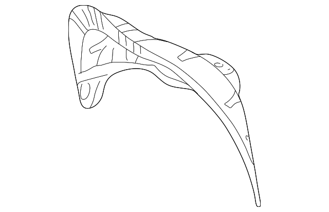 767504Y900 Деталь WHEELHOUSE, RIGHT