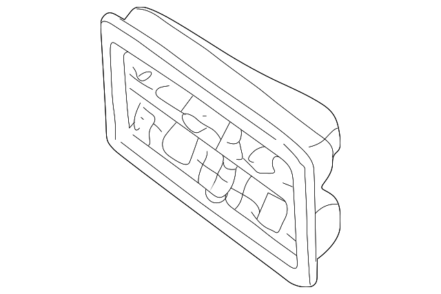 768052Y000 Деталь VENT DUCT, LEFT