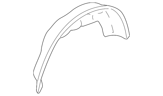 51650AE01A Деталь WHEELHOUSE, LEFT