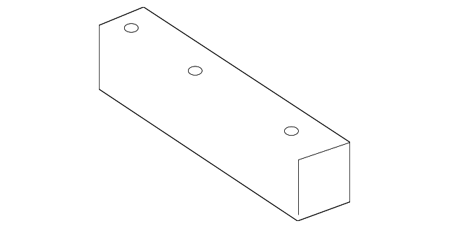 8R0-807-331-A Деталь BUMPER BRACKET, LEFT