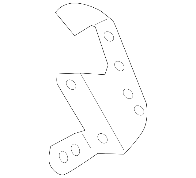 68143-9CH0A SIDE BRACKET, LEFT
