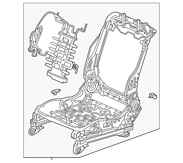 81526-T3L-A43 FRAME, L. FR. SEAT