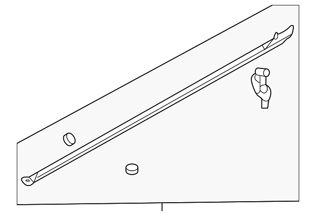87751-2G000 Деталь ROCKER MOLDING, LEFT
