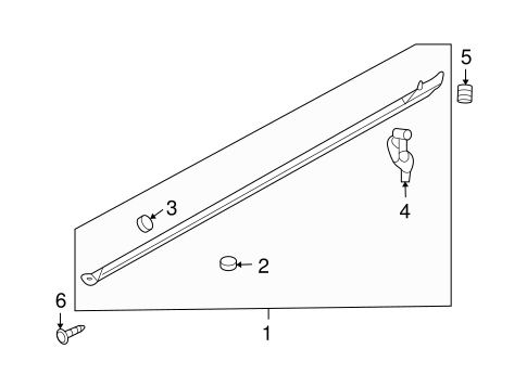 Optima EXTERIOR TRIM - PILLARS