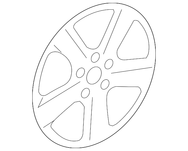 7B0-601-025-D-GSA Деталь WHEEL, ALLOY