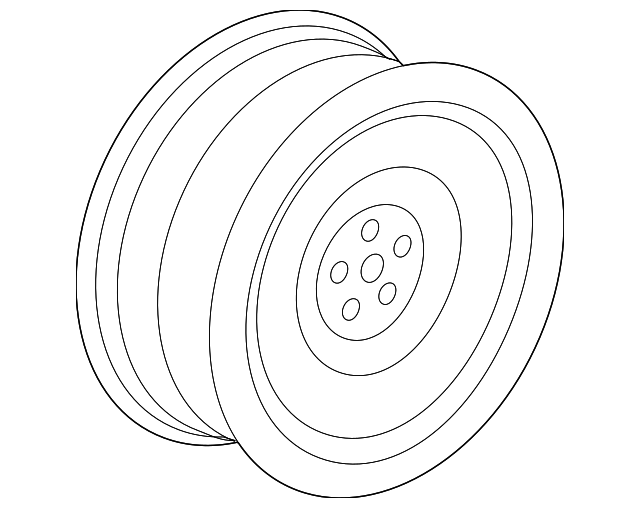 7B0-601-025 Деталь WHEEL, STEEL