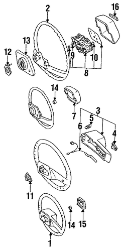 Pickup STEERING WHEEL & TRIM 2