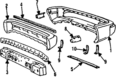 Colt BUMPER & COMPONENTS - REAR