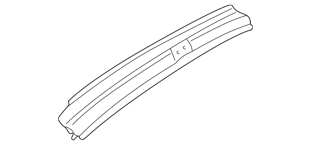 4D4-817-364 Деталь INNER SIDE RAIL, RIGHT