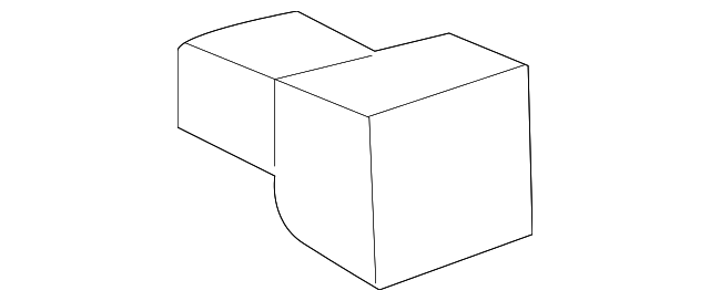 64818-42020 Деталь DOOR GLASS SPACER, RIGHT