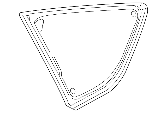 62710-0R060 Деталь QUARTER GLASS, RIGHT