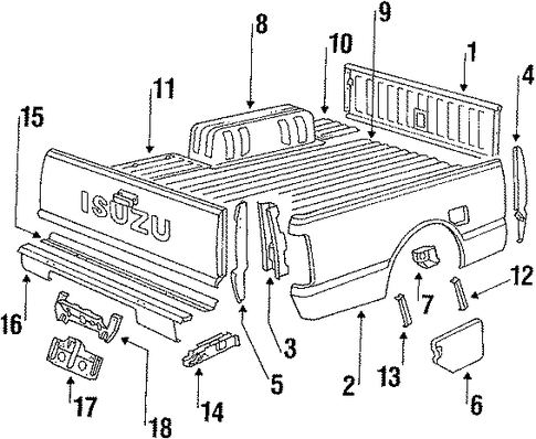 Pickup BOX ASSEMBLY 2