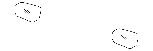 87611-B8100 Деталь MIRROR GLASS, LEFT