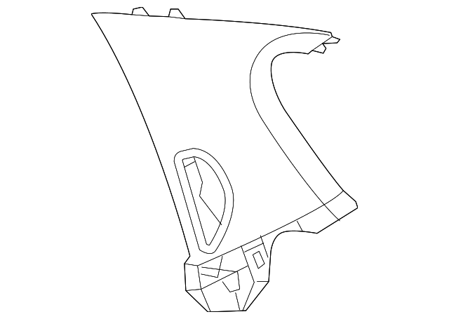 1GR12BD3AF Деталь PILLAR TRIM, RIGHT