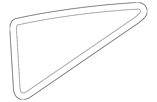 8J8-845-299-B-NVB Деталь QTR GLASS, LEFT
