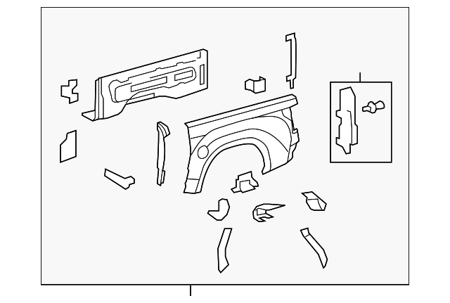 65600-0C110 Деталь SIDE PANEL, LEFT