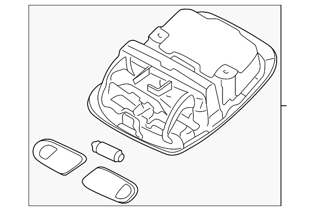 26430-2Z300 Деталь OVERHEAD CONSOLE