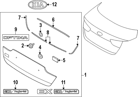 Optima EXTERIOR TRIM 8
