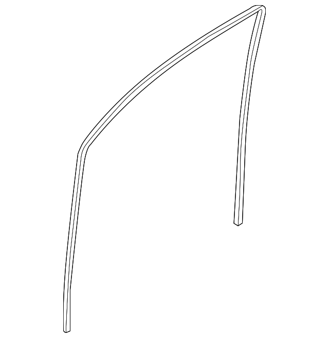 82516-3E000 RUN CHANNEL, LEFT
