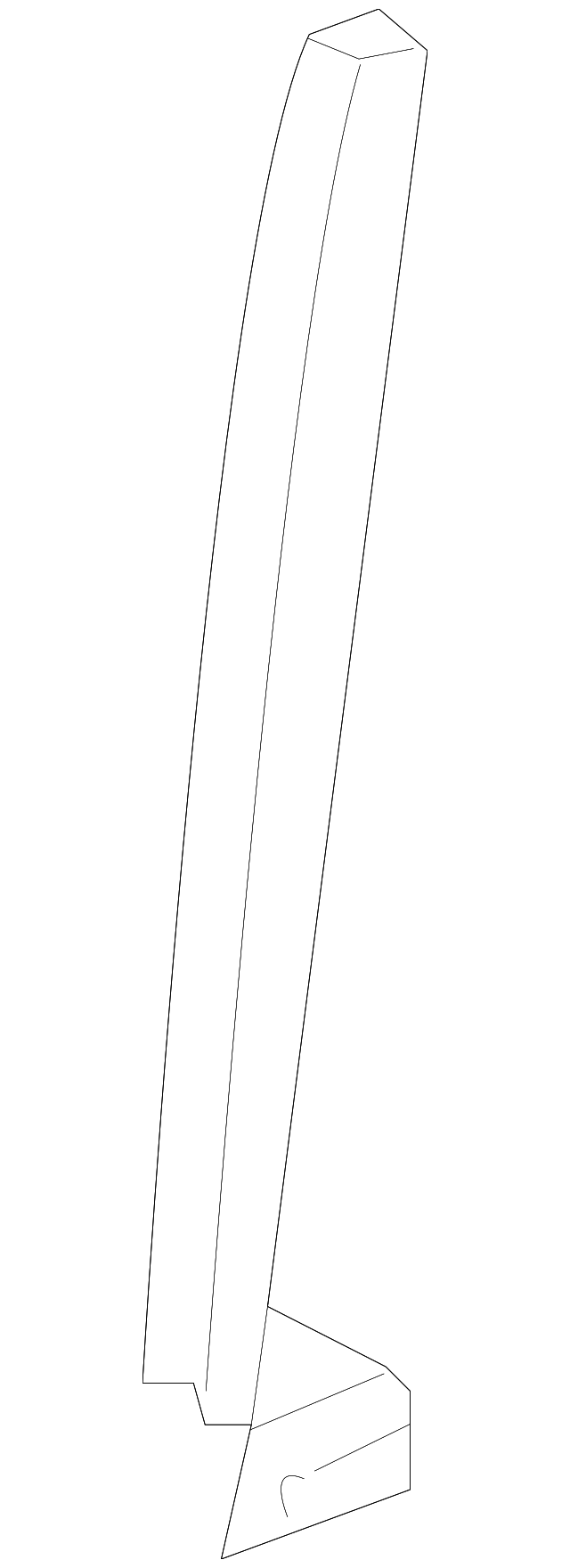 82560-3E100 REAR GUIDE, RIGHT