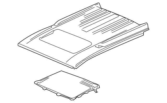 15124015 Деталь ROOF PANEL