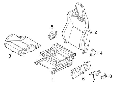 Juke DRIVER SEAT COMPONENTS