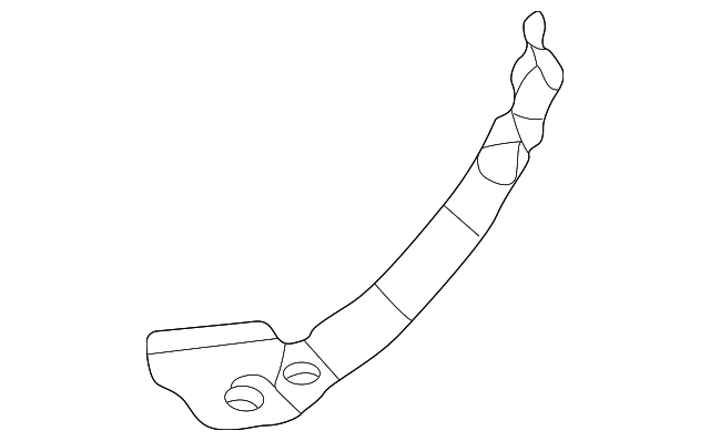 3B5-853-929-H Деталь MOLDING RETAINER, LEFT