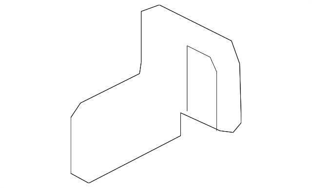 6C2Z-1526801-B UPPER HINGE, RIGHT