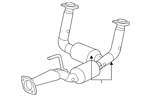 52124345AB Деталь CONVERTER & PIPE