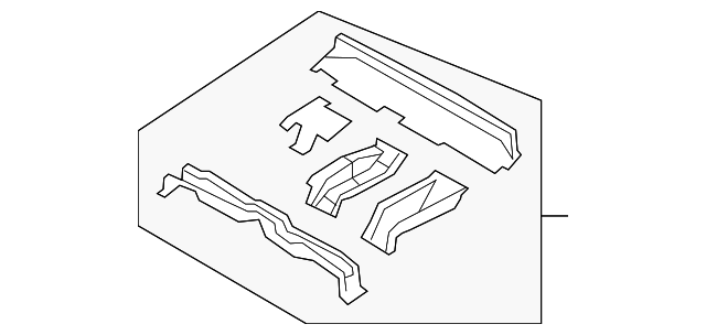 7T4Z-7810716-B Деталь CENTER C'MEMBER