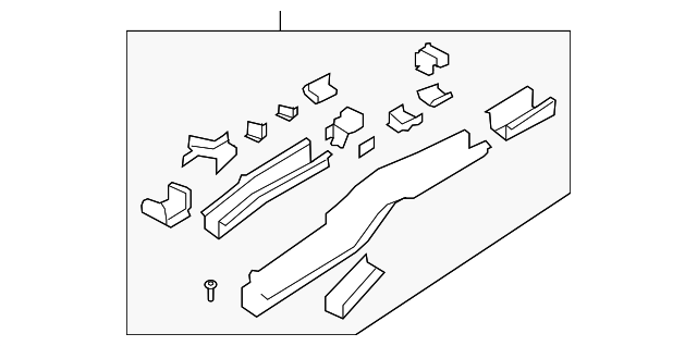 9T4Z-7810125-B Деталь REAR RAIL ASSY, LEFT
