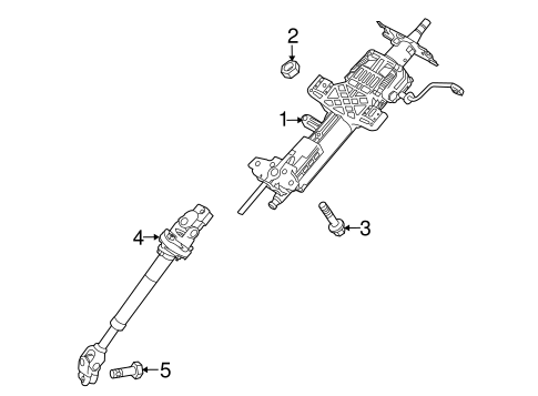 Sedona STEERING COLUMN ASSEMBLY
