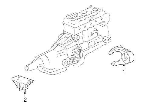 i-280 ENGINE & TRANS MOUNTING
