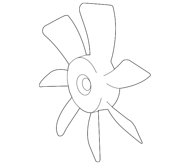 16361-0A230 Деталь FAN BLADE, RIGHT