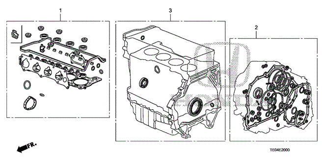 ENGINE/GASKET KIT (L4) for 2010 Honda ACCORD COUPE #1