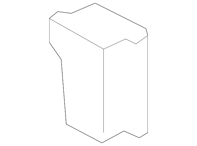 68010231AA BRACKET COVER, LEFT