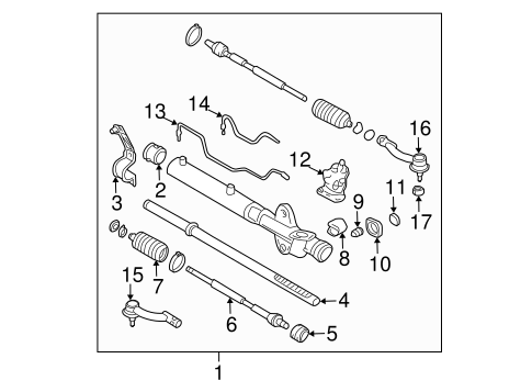 Sportage STEERING GEAR & LINKAGE 2