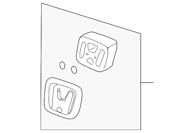75710-S02-A01 Деталь EMBLEM, FR. (H)