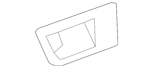 25955687 Деталь HANDLE BEZEL, RIGHT