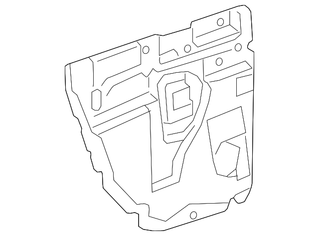 25904981 Деталь WATER DEFLECTOR, RIGHT