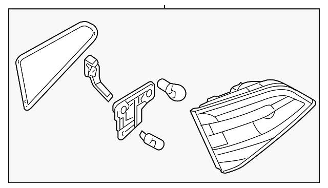 8K9-945-093-F Деталь TAIL LAMP ASSY, LEFT