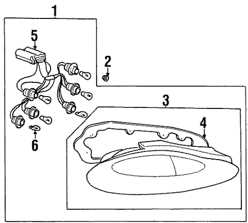 Tiburon BULBS - CHASSIS 5