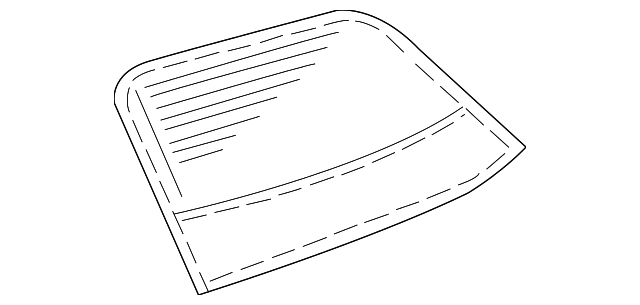12463232 Деталь BACK GLASS