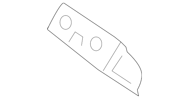 84861-3F005 Деталь INSTRUMENT PANEL GUIDE BRACKET