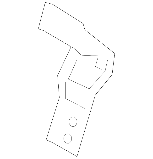 84840-3F005 Деталь INSTRUMENT PANEL SUPPORT BRACKET