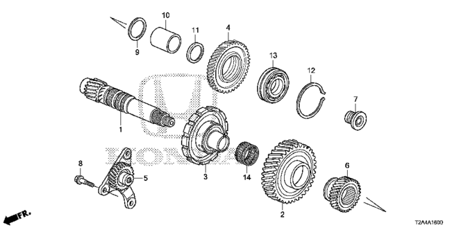 ACCORD SEDAN AT COUNTERSHAFT (V6)