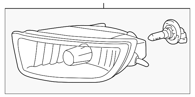 81220-08010 Деталь FOG LAMP ASSY, LEFT