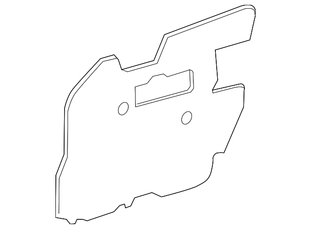 222-727-01-90 WATER SHIELD, RIGHT