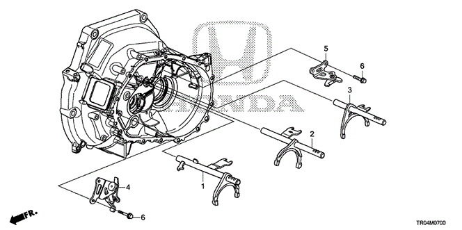 CIVIC SEDAN MT SHIFT FORK - SHIFT HOLDER (1.8L)